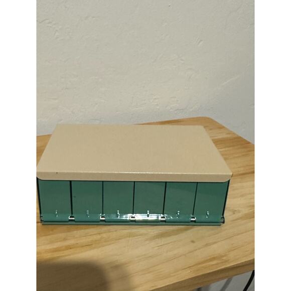 Vintage Kodak Slide Compartment File No.330 Turquois Blue hold 240 slides 2x2 - Picture 5 of 6